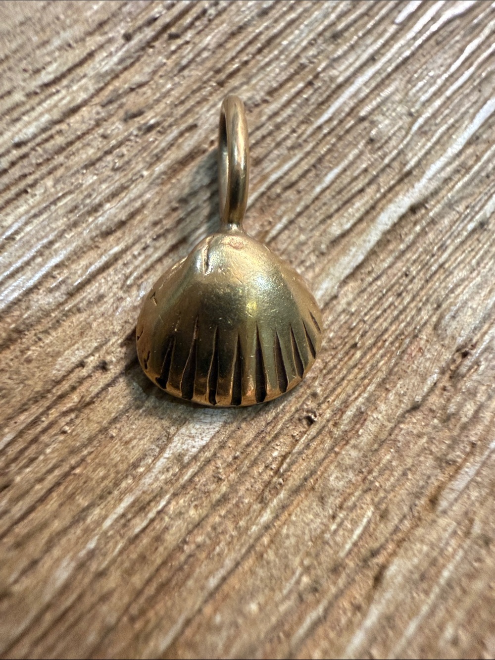 Gold Shell Charm Pendant - Women Jewelry
